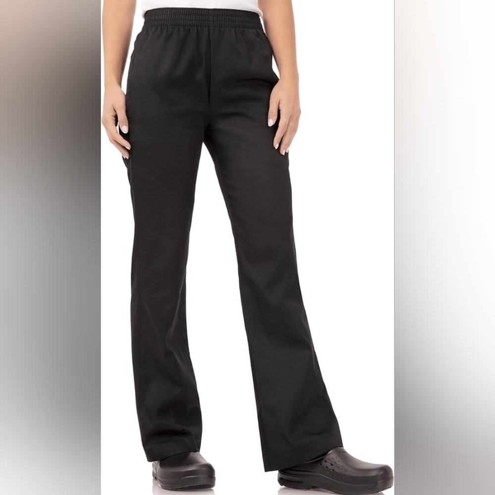 Chef Works Women's Essential Baggy Chef Pants 2XL black